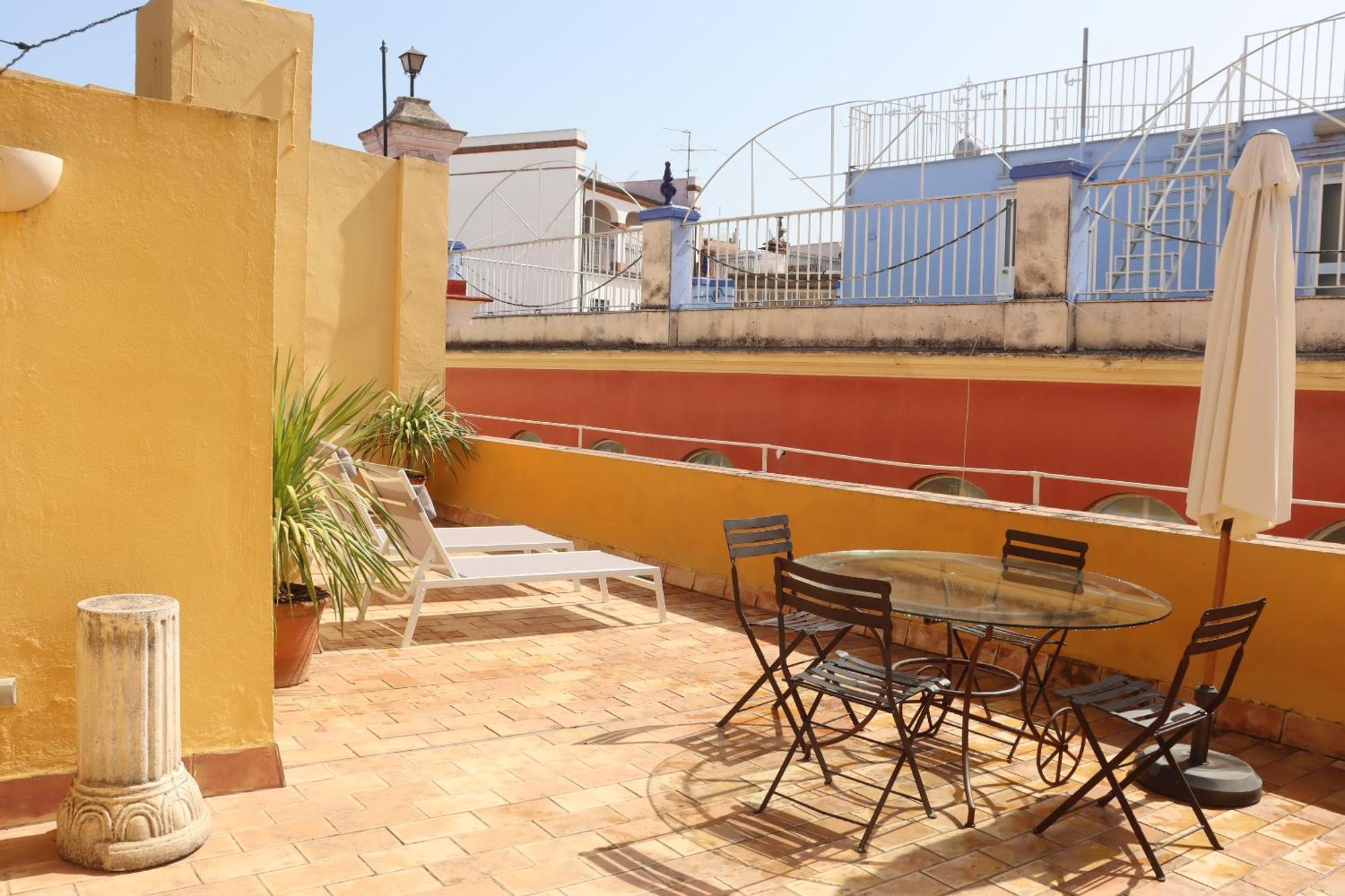 Апартаменты Fantastico Duplex Catedral, Terraza Privada Севилья Экстерьер фото